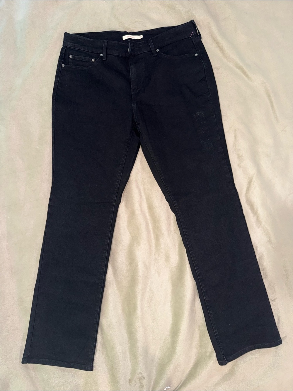 Levi's Black Straight-Leg Jeans